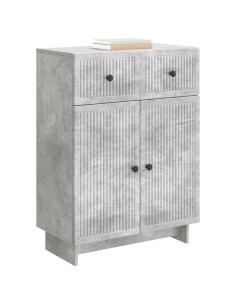 Credenza Grigio Cemento 66 x 34,5 x 90 cm Legno ingegnerizzato 2