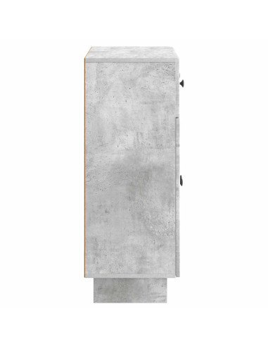 Credenza Grigio Cemento 66 x 34,5 x 90 cm Legno ingegnerizzato