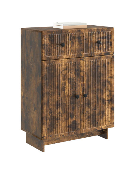 Credenza Rovere Fumo 66 x 34,5 x 90 cm Legno ingegnerizzato