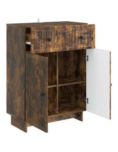 Credenza Rovere Fumo 66 x 34,5 x 90 cm Legno ingegnerizzato