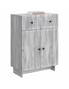 Credenza Grigio Sonoma 66 x 34,5 x 90 cm Legno ingegnerizzato 2