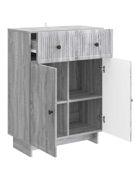 Credenza Grigio Sonoma 66 x 34,5 x 90 cm Legno ingegnerizzato