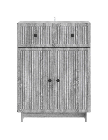 Credenza Grigio Sonoma 66 x 34,5 x 90 cm Legno ingegnerizzato