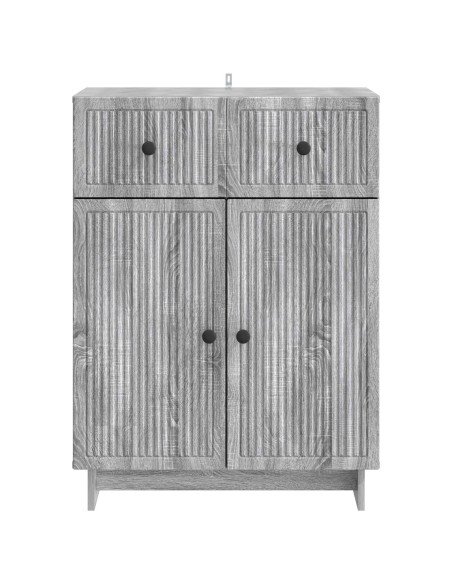 Credenza Grigio Sonoma 66 x 34,5 x 90 cm Legno ingegnerizzato