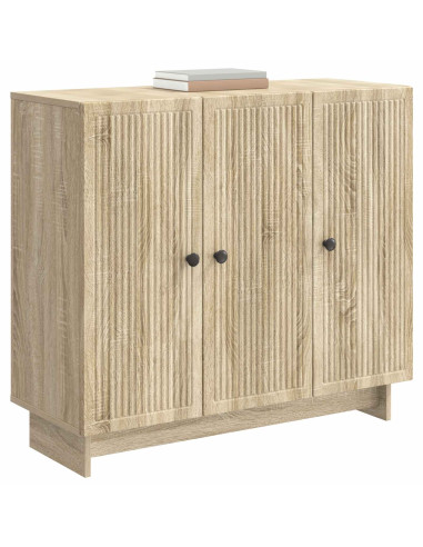 Credenza Rovere Sonoma 89 x 34,5 x 80 cm Legno ingegnerizzato