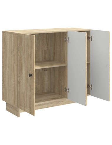 Credenza Rovere Sonoma 89 x 34,5 x 80 cm Legno ingegnerizzato