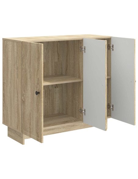 Credenza Rovere Sonoma 89 x 34,5 x 80 cm Legno ingegnerizzato