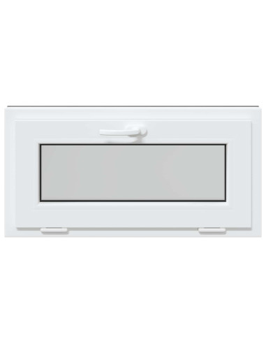 Finestra per Soffitta RISOR 80 x 40 cm PVC e Vetro Antracite