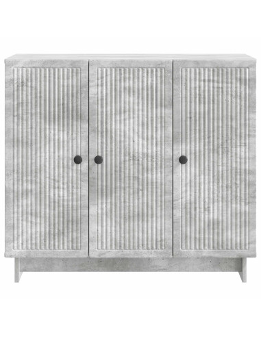 Credenza Grigio Cemento 89 x 34,5 x 80 cm Legno ingegnerizzato