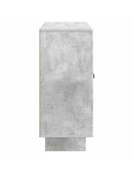 Credenza Grigio Cemento 89 x 34,5 x 80 cm Legno ingegnerizzato
