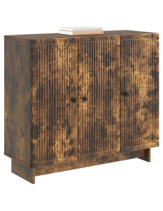 Credenza Rovere Fumo 89 x 34,5 x 80 cm Legno ingegnerizzato 2