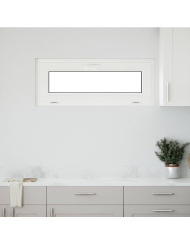 Finestra per Soffitta RISOR 110 x 40 cm PVC e Vetro Antracite
