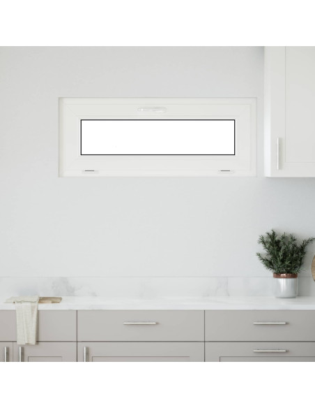 Finestra per Soffitta RISOR 110 x 40 cm PVC e Vetro Antracite