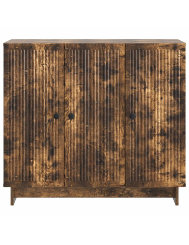 Credenza Rovere Fumo 89 x 34,5 x 80 cm Legno ingegnerizzato