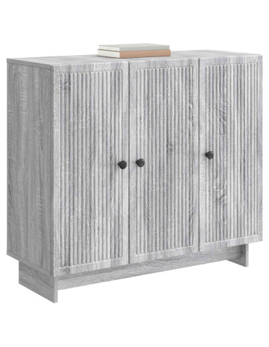 Credenza Grigio Sonoma 89 x 34,5 x 80 cm Legno ingegnerizzato
