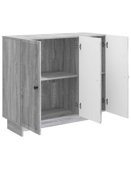 Credenza Grigio Sonoma 89 x 34,5 x 80 cm Legno ingegnerizzato