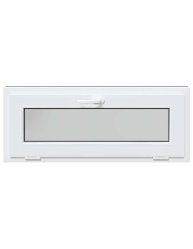 Finestra per Soffitta RISOR 100 x 40 cm PVC e Vetro Antracite