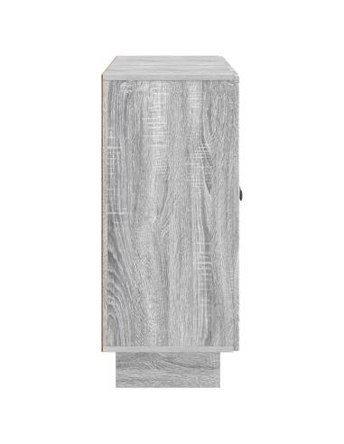 Credenza Grigio Sonoma 89 x 34,5 x 80 cm Legno ingegnerizzato