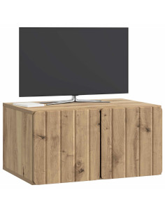 Mobile Porta TV da Muro Rovere Artigianale 59,5 x 41 x 30 cm 2