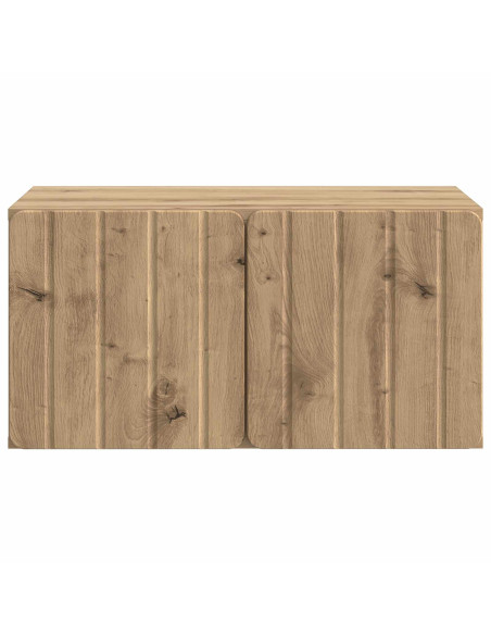 Mobile Porta TV da Muro Rovere Artigianale 59,5 x 41 x 30 cm