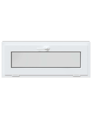 Finestra per Soffitta RISOR 110 x 40 cm PVC e Vetro Antracite