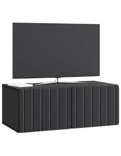 Mobile Porta TV da Muro Nero 78,5 x 41 x 30 cm 2