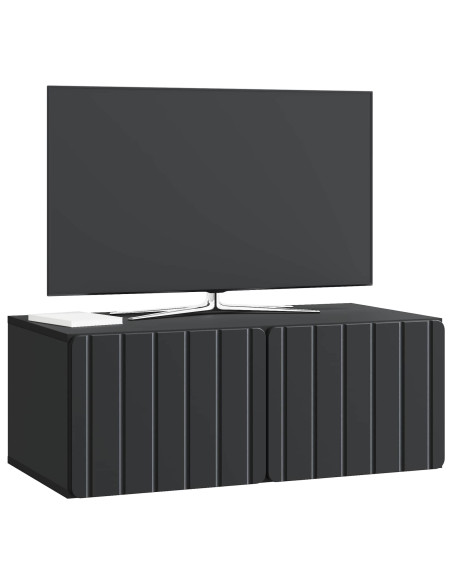 Mobile Porta TV da Muro Nero 78,5 x 41 x 30 cm