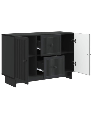 Credenza Nero 89 x 34,5 x 60 cm Legno ingegnerizzato