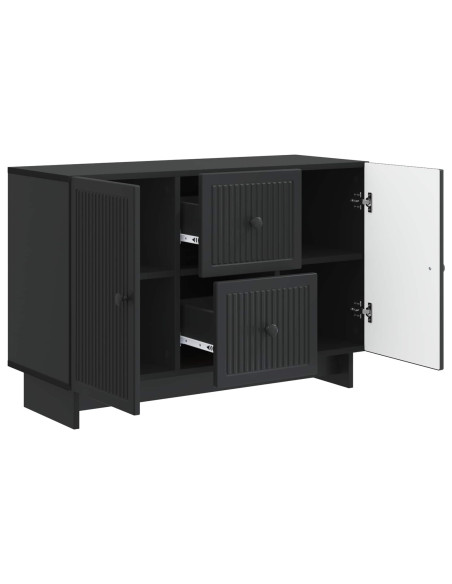 Credenza Nero 89 x 34,5 x 60 cm Legno ingegnerizzato