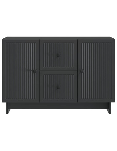 Credenza Nero 89 x 34,5 x 60 cm Legno ingegnerizzato