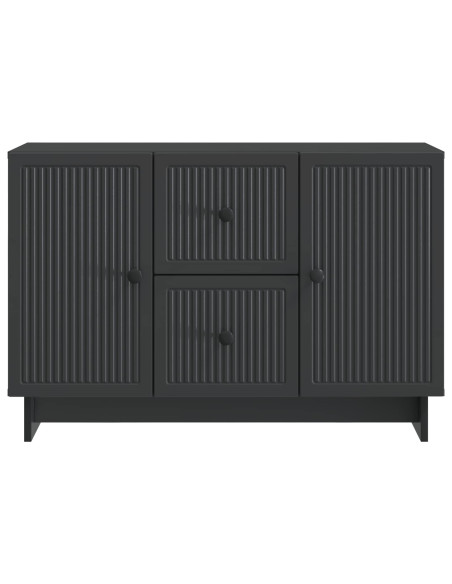 Credenza Nero 89 x 34,5 x 60 cm Legno ingegnerizzato