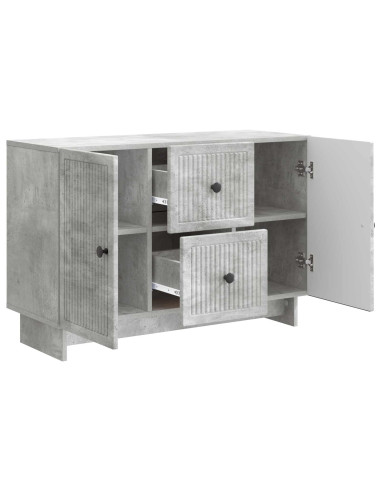 Credenza Grigio Cemento 89 x 34,5 x 60 cm Legno ingegnerizzato