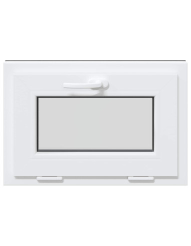 Finestra per Soffitta RISOR 60 x 40 cm PVC e Vetro Antracite