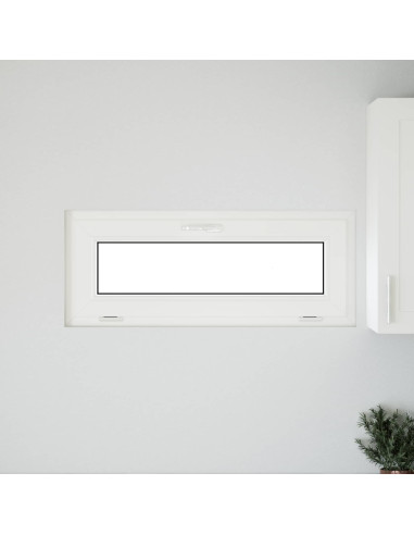 Finestra per Soffitta RISOR 110 x 40 cm PVC e Vetro Bianco