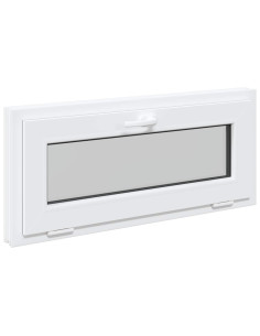 Finestra per Soffitta RISOR 90 x 40 cm PVC e Vetro Bianco 2