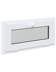 Finestra per Soffitta RISOR 80 x 40 cm PVC e Vetro Bianco 2
