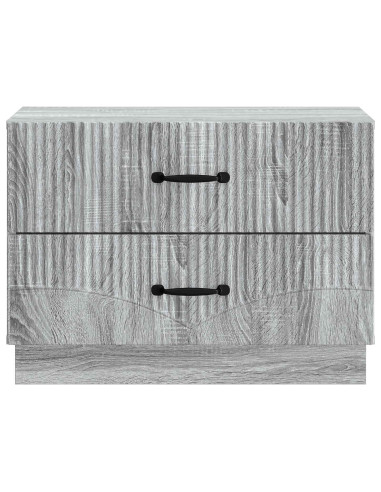 Armadio da Notte con cassetto Grigio Sonoma 62 x 34,5 x 44,5 cm