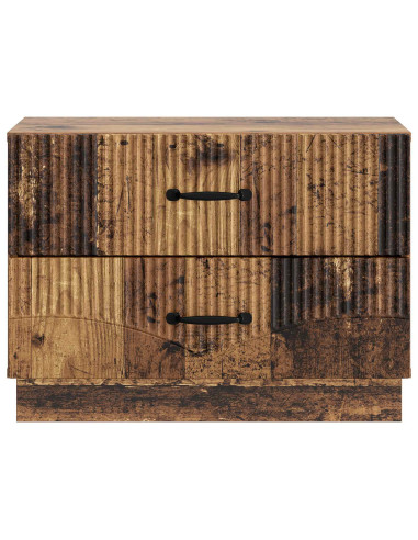 Armadio da Notte con cassetto Legno antico 62 x 34,5 x 44,5 cm