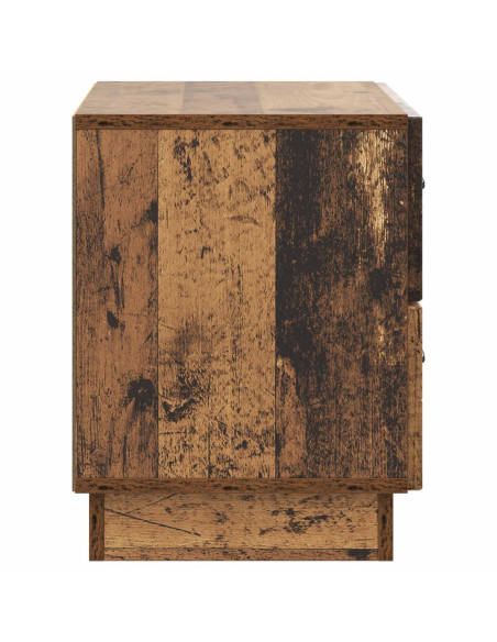 Armadio da Notte con cassetto Legno antico 62 x 34,5 x 44,5 cm
