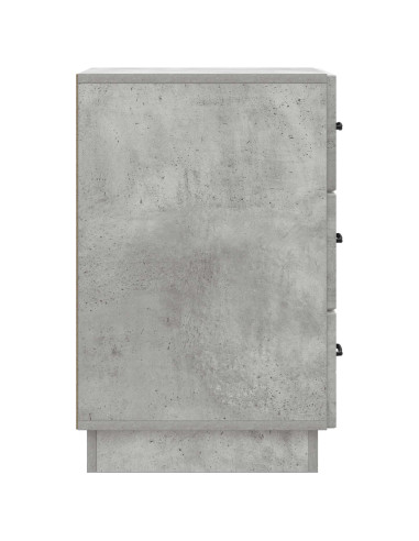 Armadio da Notte con cassetto Grigio Cemento 43 x 41 x 63,5 cm
