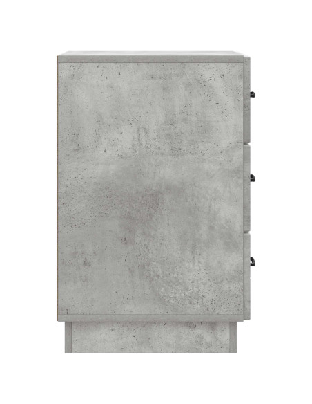 Armadio da Notte con cassetto Grigio Cemento 43 x 41 x 63,5 cm
