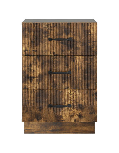 Armadio da Notte con cassetto Rovere Fumo 43 x 41 x 63,5 cm