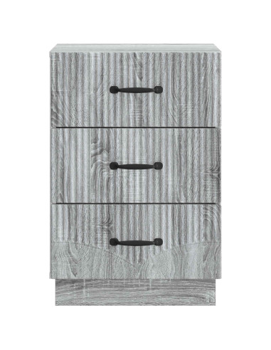 Armadio da Notte con cassetto Grigio Sonoma 43 x 41 x 63,5 cm