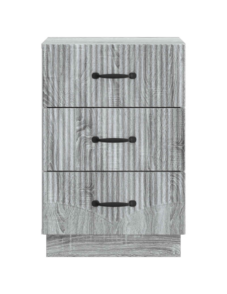 Armadio da Notte con cassetto Grigio Sonoma 43 x 41 x 63,5 cm