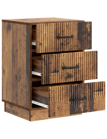 Armadio da Notte con cassetto Legno antico 43 x 41 x 63,5 cm