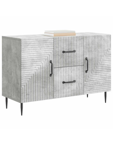 Credenza Grigio Cemento 89 x 34,5 x 60 cm Legno ingegnerizzato
