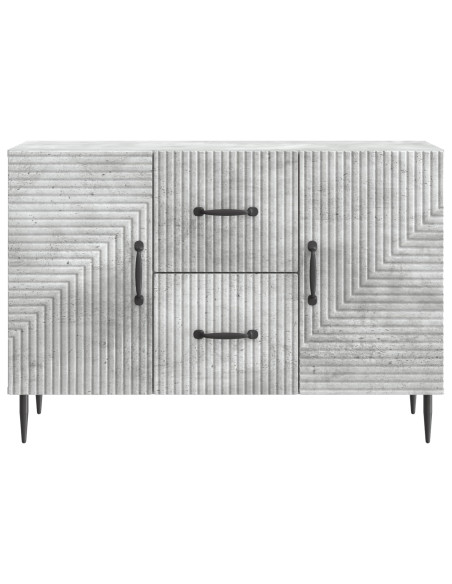 Credenza Grigio Cemento 89 x 34,5 x 60 cm Legno ingegnerizzato