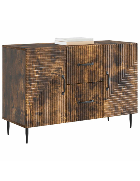Credenza Rovere Fumo 89 x 34,5 x 60 cm Legno ingegnerizzato