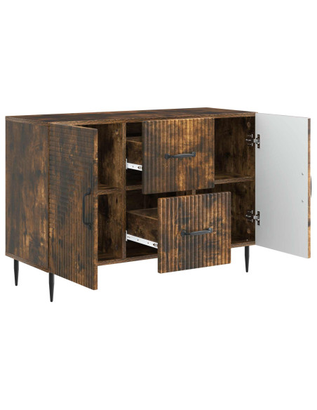 Credenza Rovere Fumo 89 x 34,5 x 60 cm Legno ingegnerizzato
