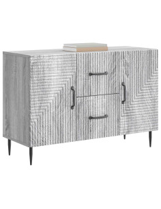 Credenza Grigio Sonoma 89 x 34,5 x 60 cm Legno ingegnerizzato 2